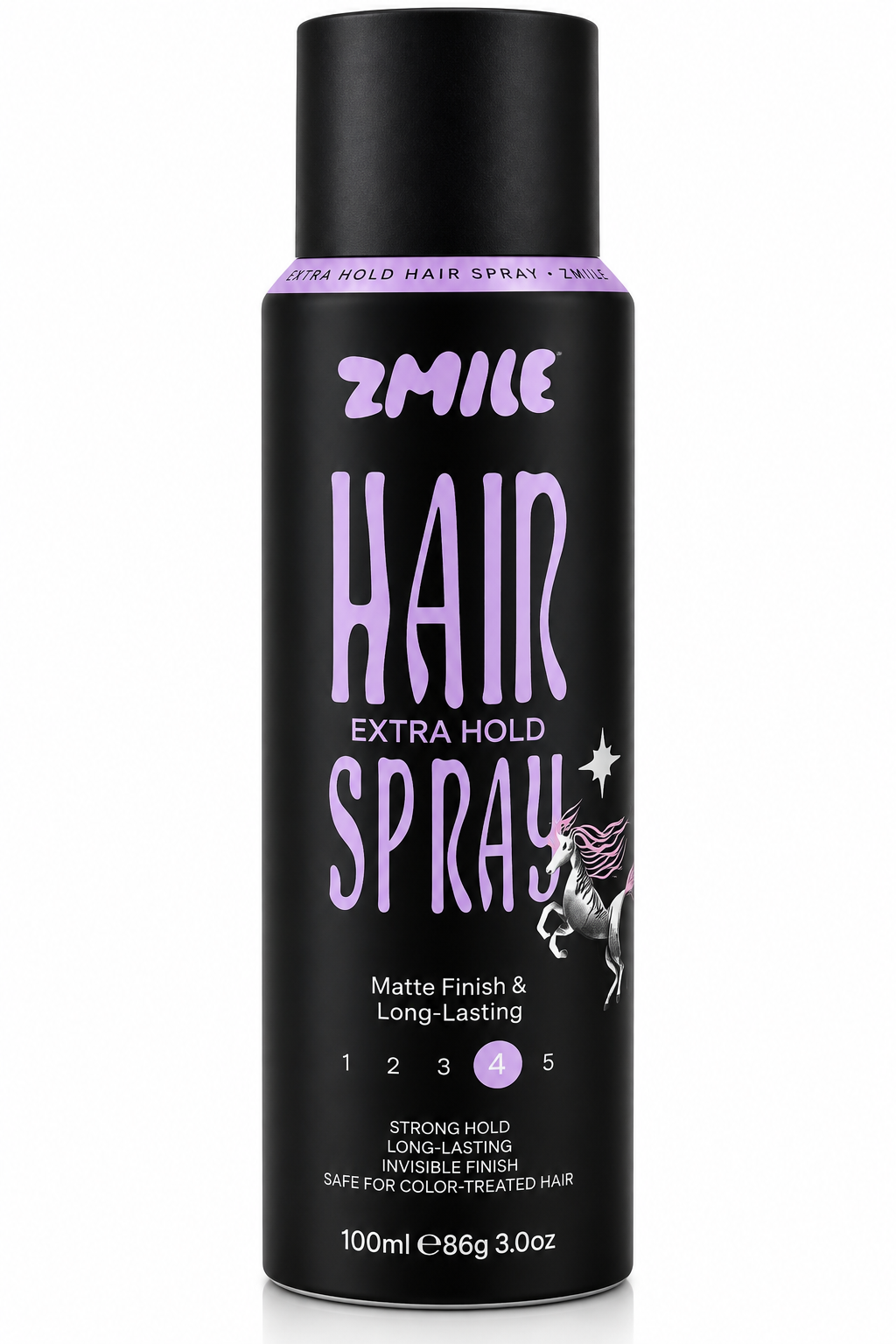 ZMILE Extra Hold Hair Spray – Matte Finish & Long-Lasting