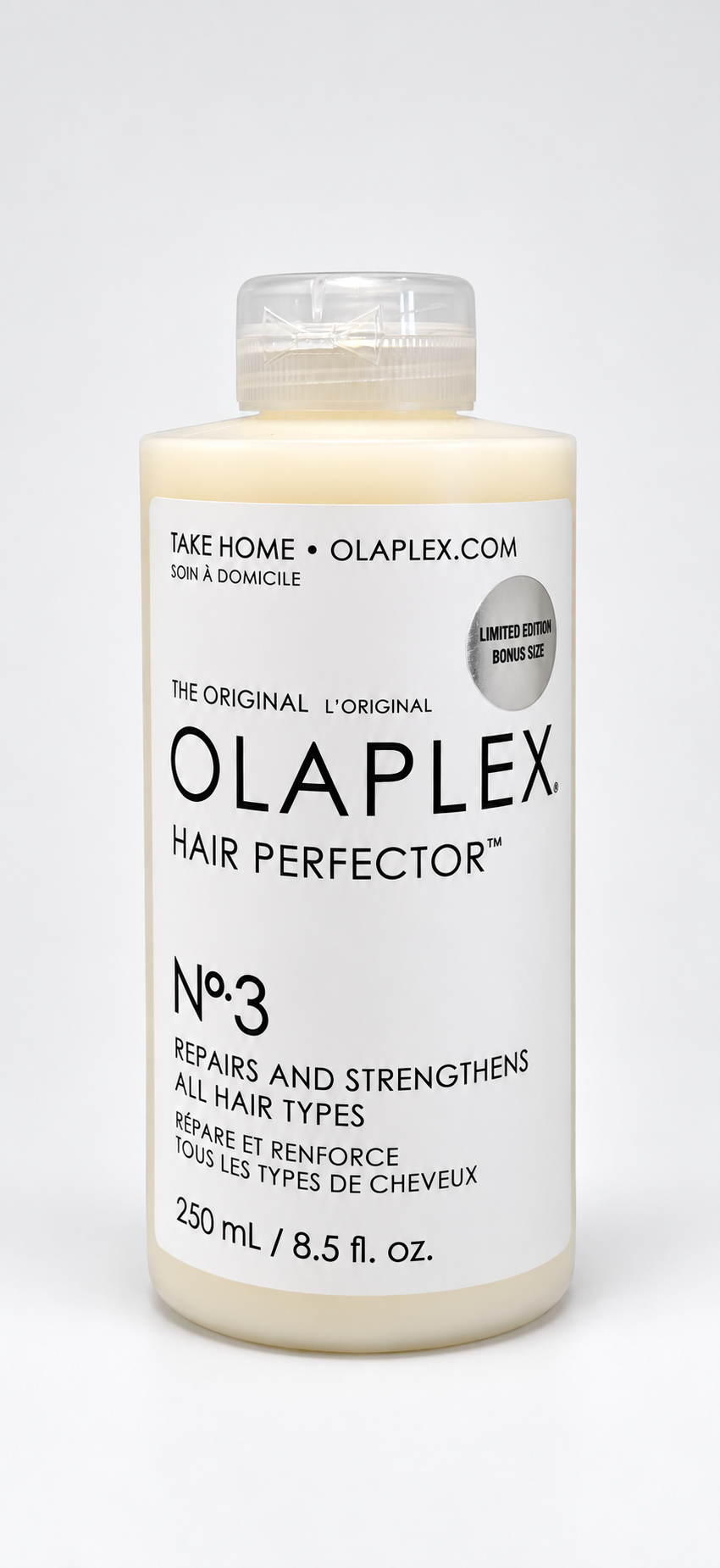 OLAPLEX Nº.3 Hair Perfector™ – Limited Edition Bonus Size – 8.5 fl. oz. / 250 mL