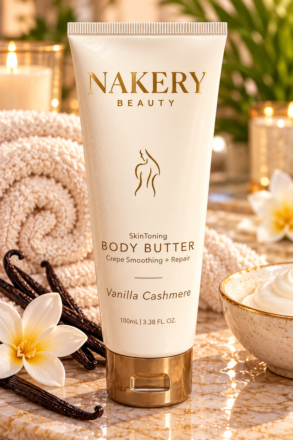 Nakery Beauty SkinToning Body Butter – Vanilla Cashmere