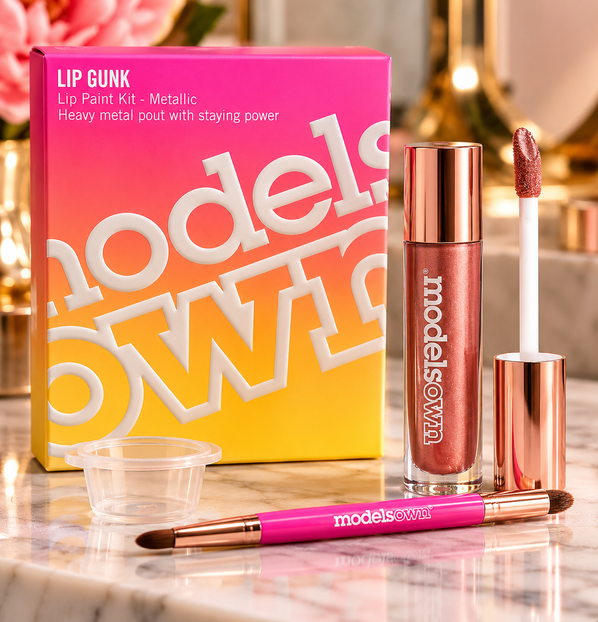 Models Own Lip Gunk Metallic Lip Paint Kit