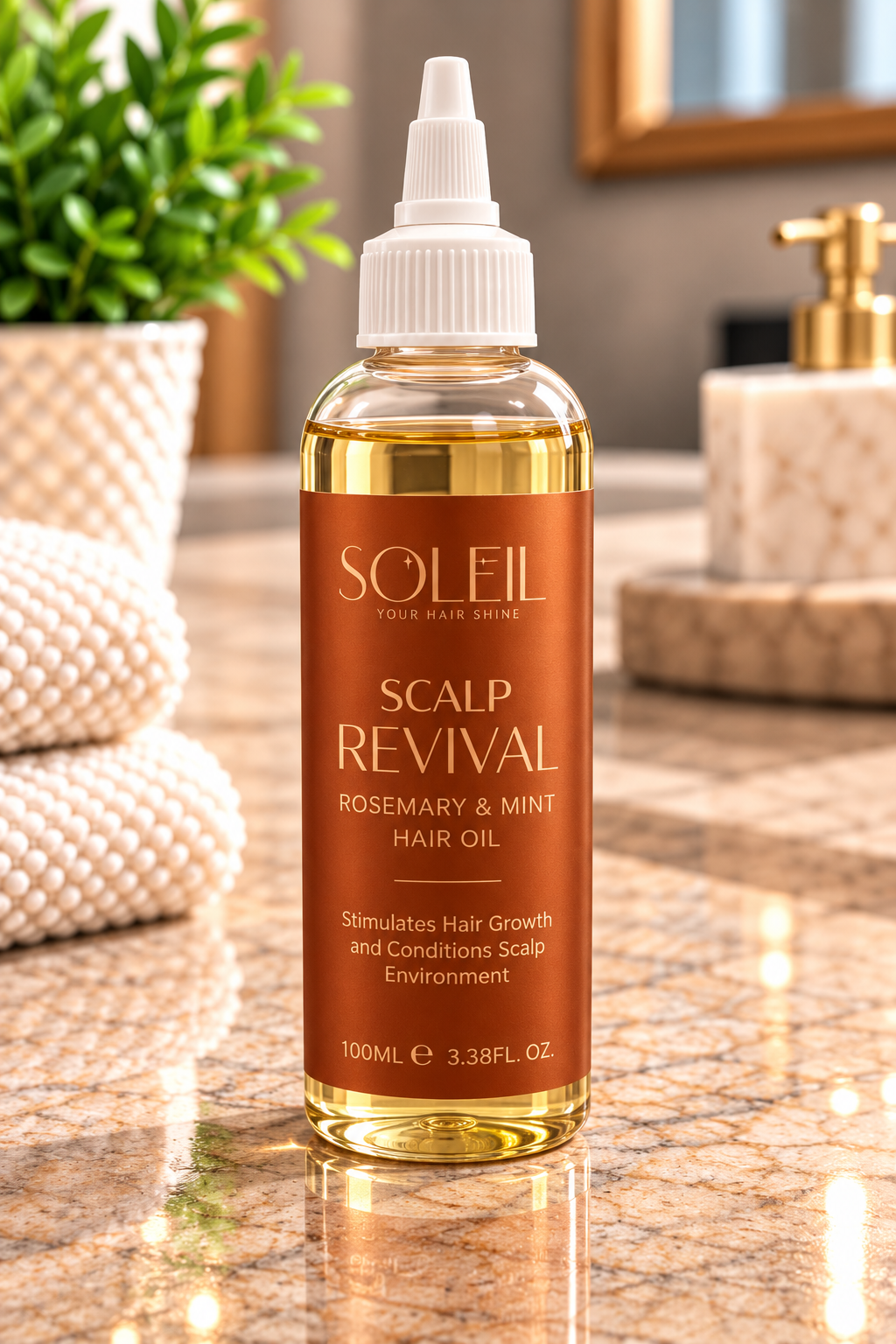 Soleil Scalp Revival Rosemary & Mint Hair Oil