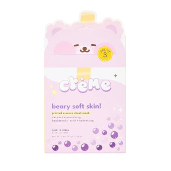 The Crème Shop Boba Bears Beary Soft Skin! Printed Essence Sheet Mask