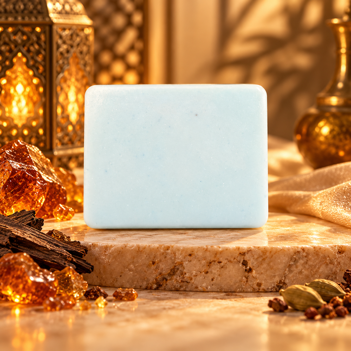 Amber Vice Triple Butter Soap – Warm Amber + Night Spice