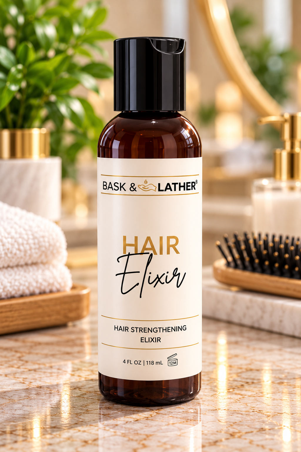 Bask & Lather Hair Elixir – Hair Strengthening Elixir