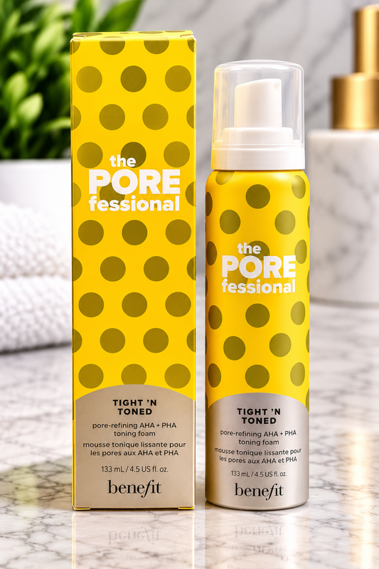 Benefit The POREfessional Tight ’N Toned Pore-Refining AHA + PHA Toning Foam