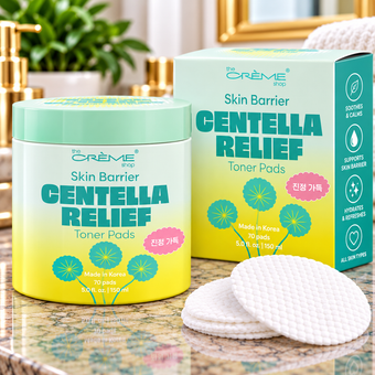 The Crème Shop Skin Barrier Centella Relief Toner Pads