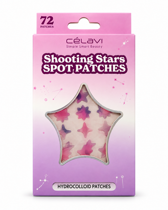 Célavi Shooting Stars Hydrocolloid Spot Patches – 72 Count