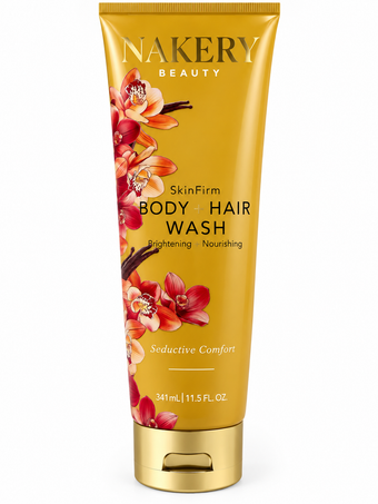 Nakery Beauty SkinFirm Body + Hair Wash – Seductive Comfort