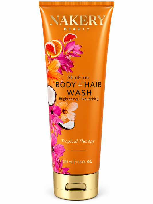 Nakery Beauty SkinFirm Body + Hair Wash – Tropical Therapy