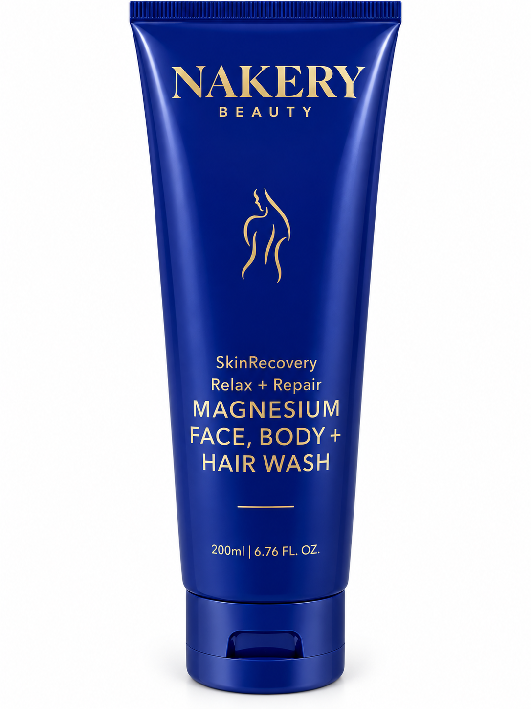 Nakery Beauty SkinRecovery Magnesium Face, Body + Hair Wash – Relax + Repair
