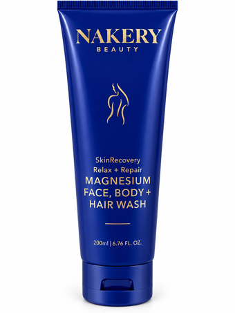 Nakery Beauty SkinRecovery Magnesium Face, Body + Hair Wash – Relax + Repair