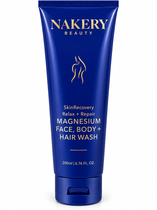 Nakery Beauty SkinRecovery Magnesium Face, Body + Hair Wash – Relax + Repair