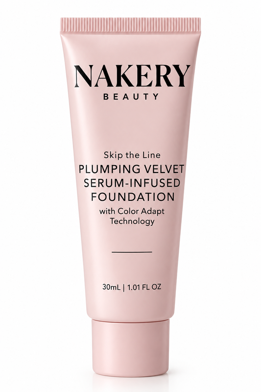 Nakery Beauty Skip the Line Plumping Velvet Serum-Infused Foundation - Shade Light