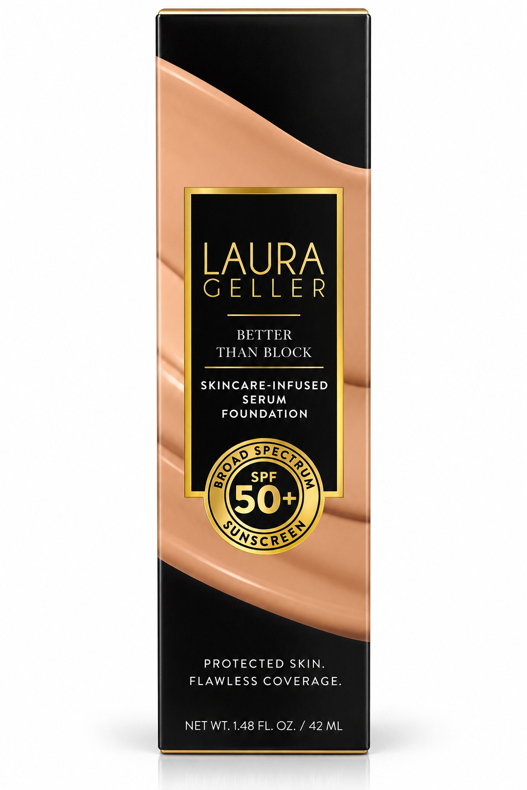 Laura Geller Better Than Block Serum Foundation SPF 50+ | Skincare-Infused | 1.48 oz