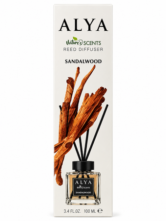 ALYA Nature’s Scents Sandalwood Reed Diffuser