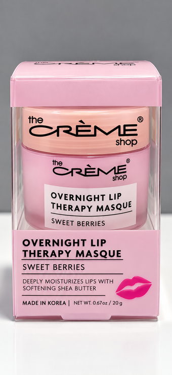 The Crème Shop Overnight Lip Therapy Masque – Sweet Berries