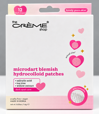 The Crème Shop Microdart Blemish Hydrocolloid Patches – 12 Count