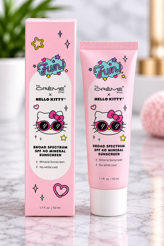 The Crème Shop x Hello Kitty Broad Spectrum SPF 40 Mineral Sunscreen