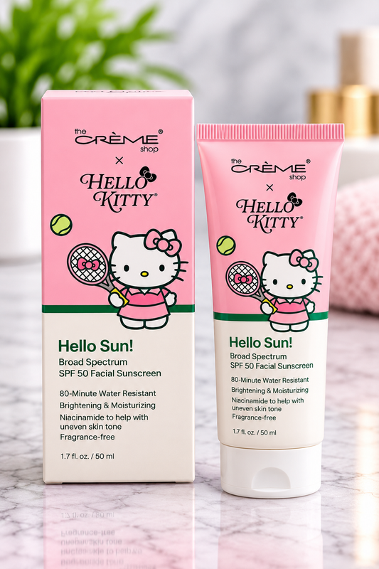 The Crème Shop x Hello Kitty Hello Sun! Broad Spectrum SPF 50 Facial Sunscreen