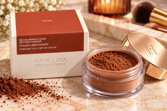 Haus Labs Bio-Blurring Loose Setting Powder – Cocoa