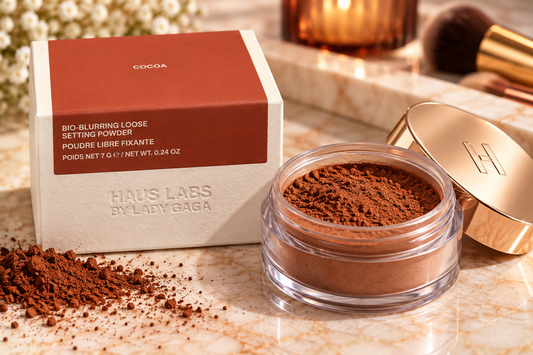 Haus Labs Bio-Blurring Loose Setting Powder – Cocoa