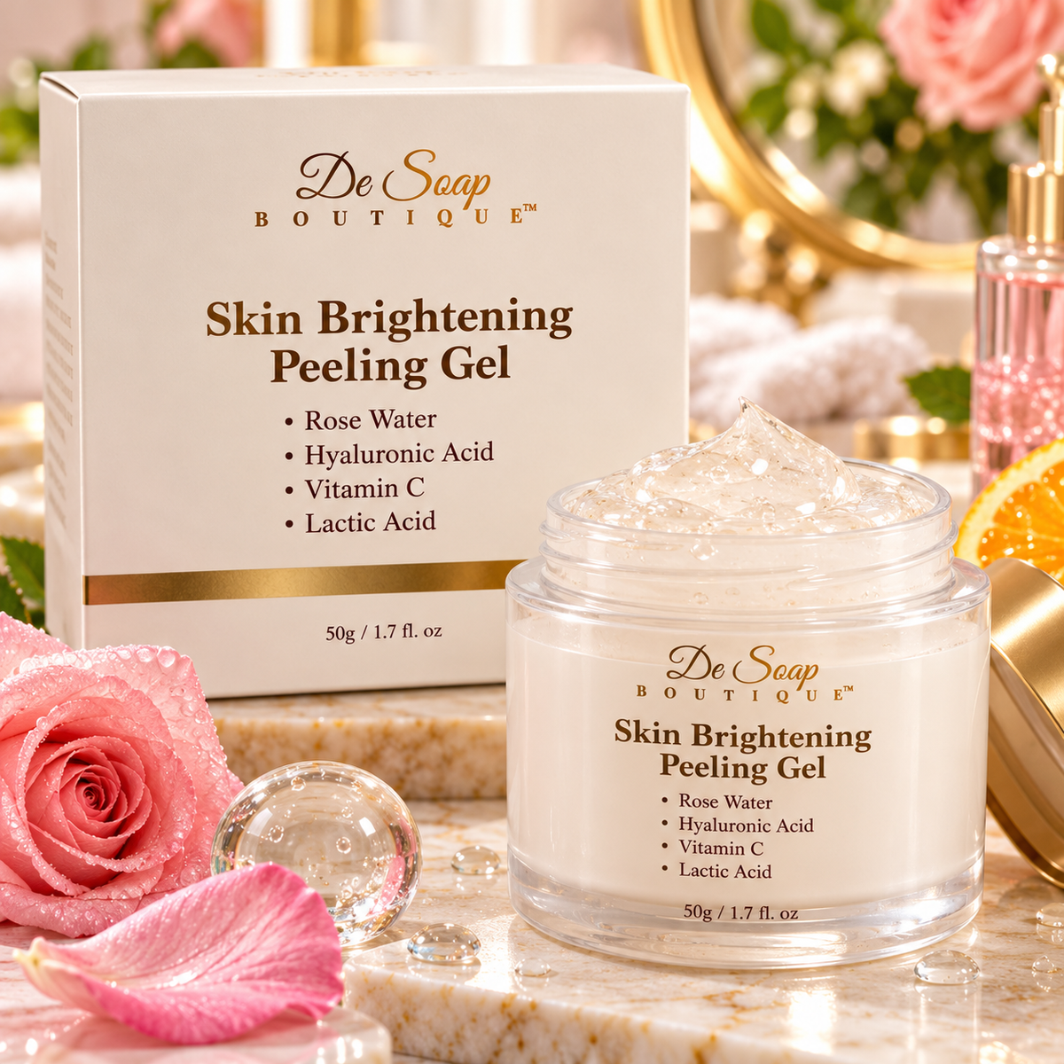 De Soap Boutique Skin Brightening Peeling Gel