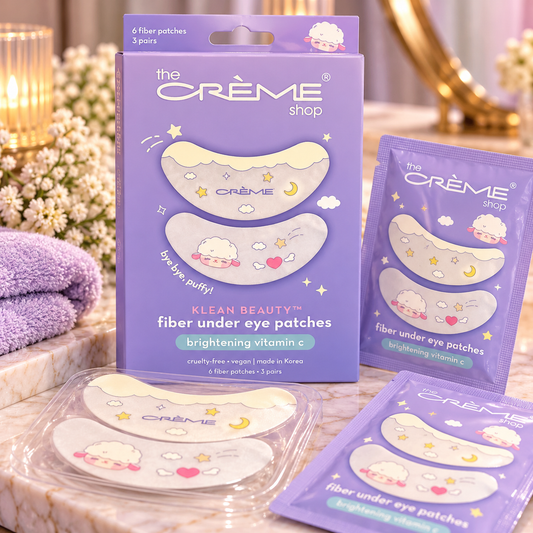 The Crème Shop Bye Bye, Puffy! - Brightening Vitamin C (6 Fiber Patches)