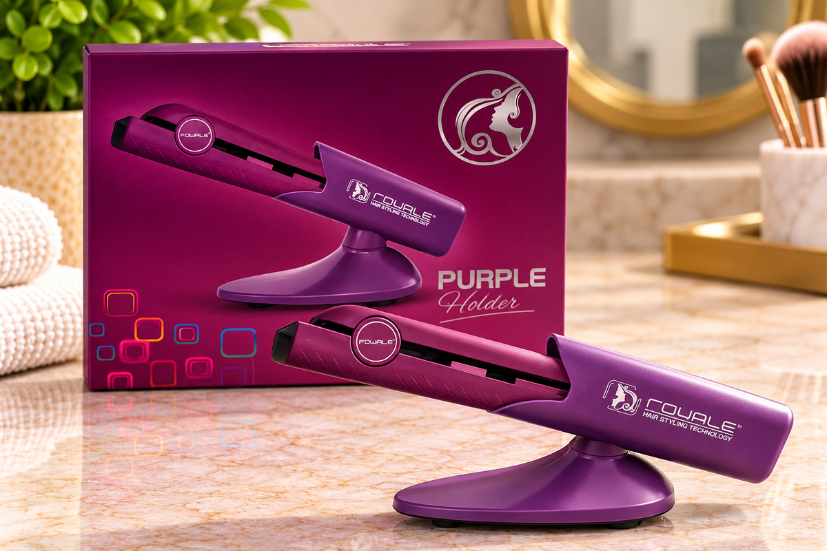Fowale Purple Hair Tool Holder