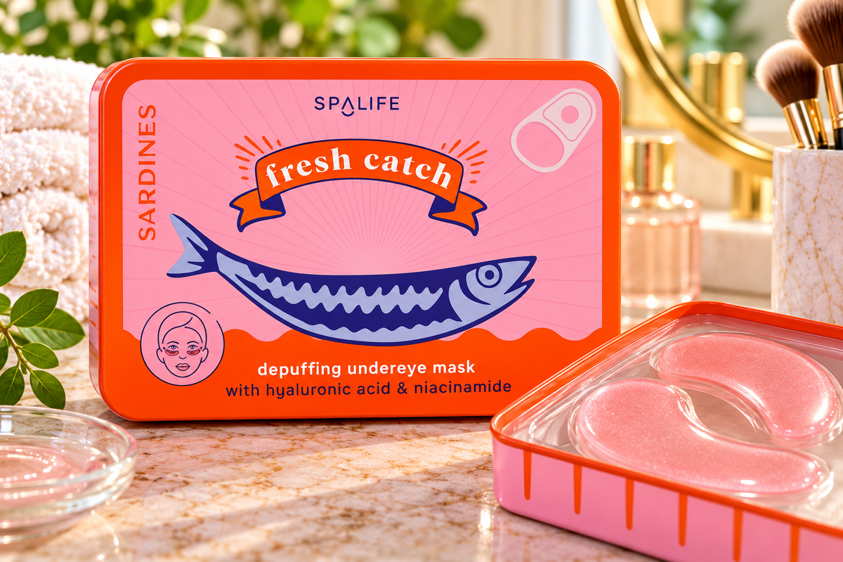 SpaLife Fresh Catch Depuffing Undereye Mask – Sardines
