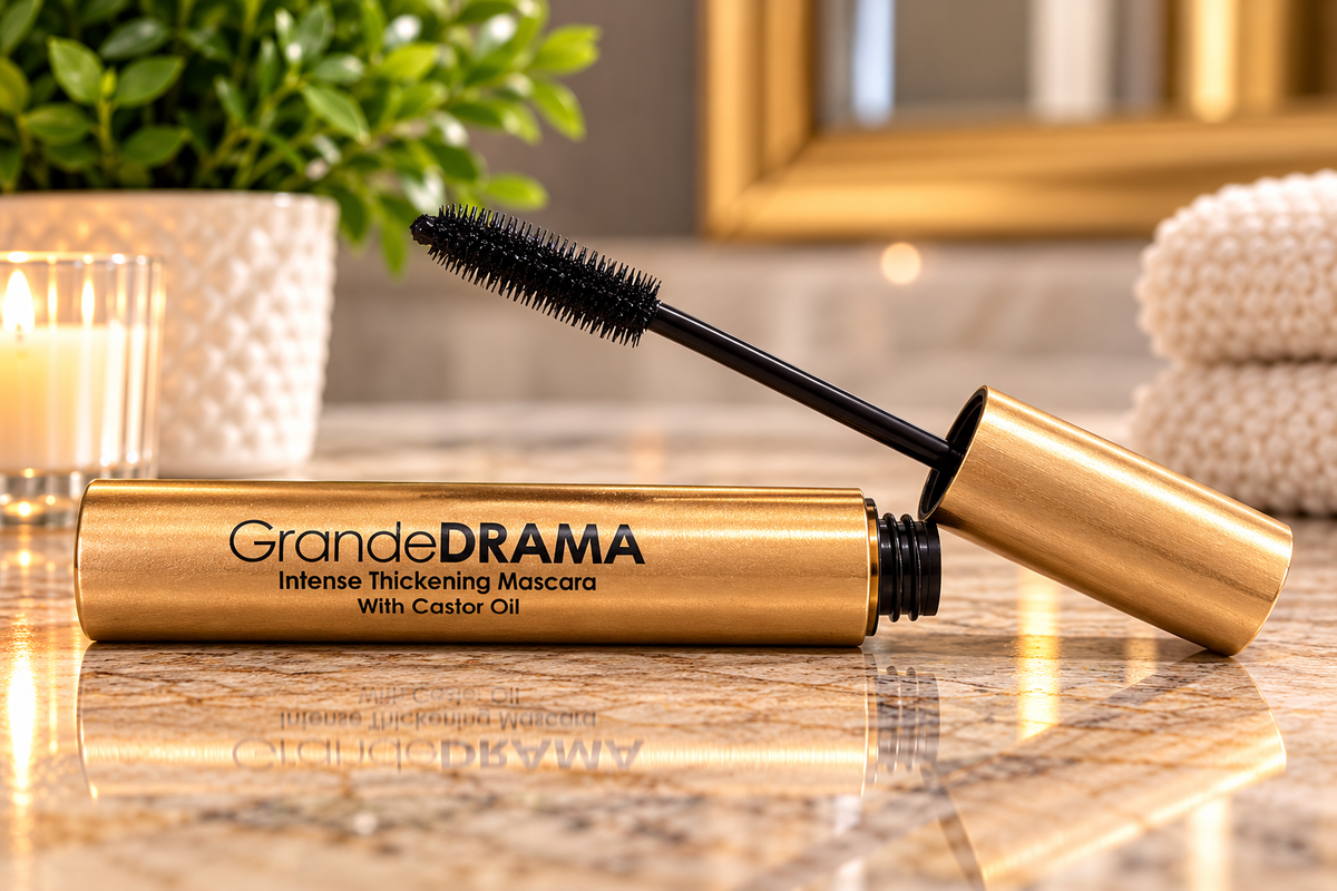 GrandeDRAMA Intense Thickening Mascara with Castor Oil shade black