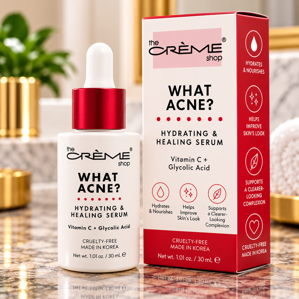 The Crème Shop What Acne? Hydrating & Healing Serum