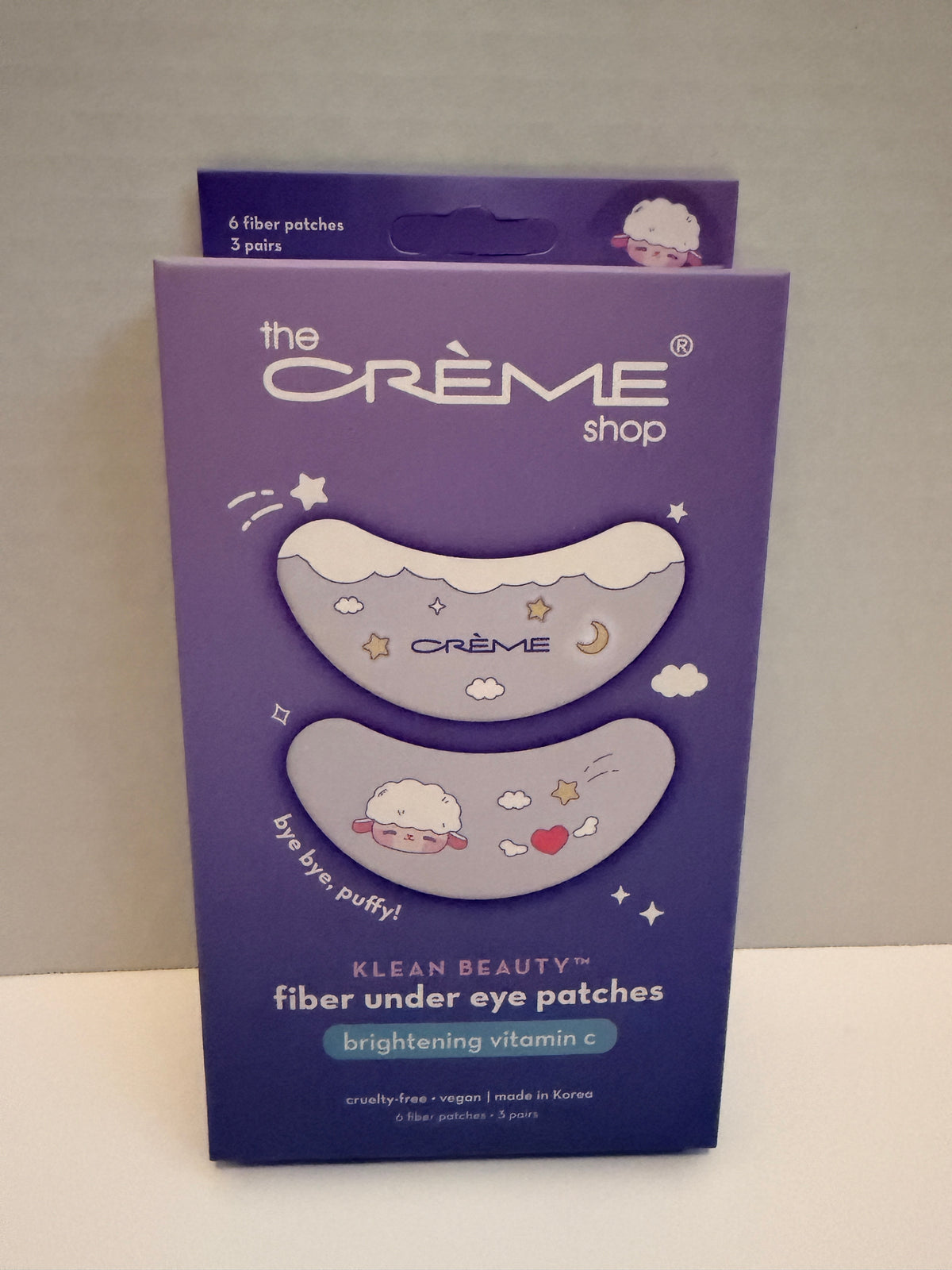 The Crème Shop Bye Bye, Puffy! - Brightening Vitamin C (6 Fiber Patches)