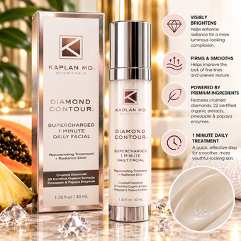 Kaplan MD Diamond Contour Supercharged 1 Minute Daily Facial – 1.35 fl oz / 40 mL
