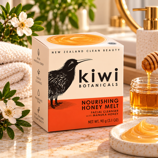 Kiwi Botanicals Nourishing Honey Melt Facial Cleanser Mānuka Honey 3.1 oz