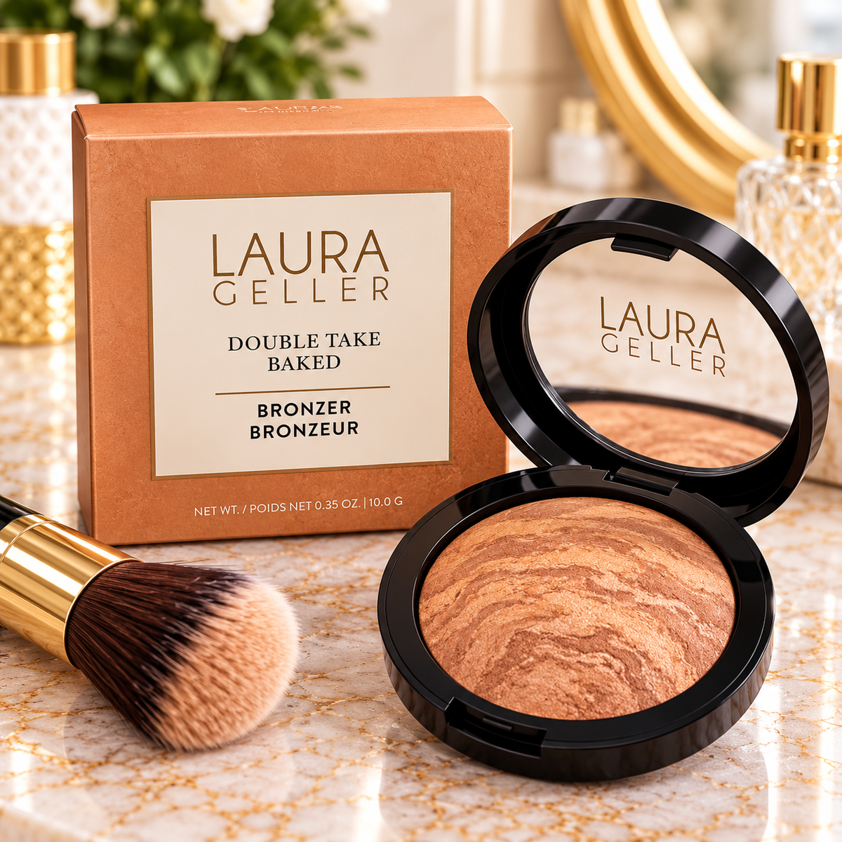 Laura Geller Double Take Baked Bronzer Shade medium