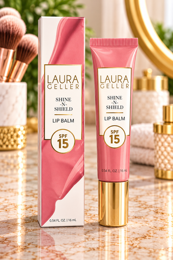 Laura Geller Shine-N-Shield Lip Balm SPF 15 shade berry daiquiri