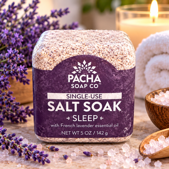 Pacha Soap Co. Sleep Single-Use Salt Soak – 5 oz.