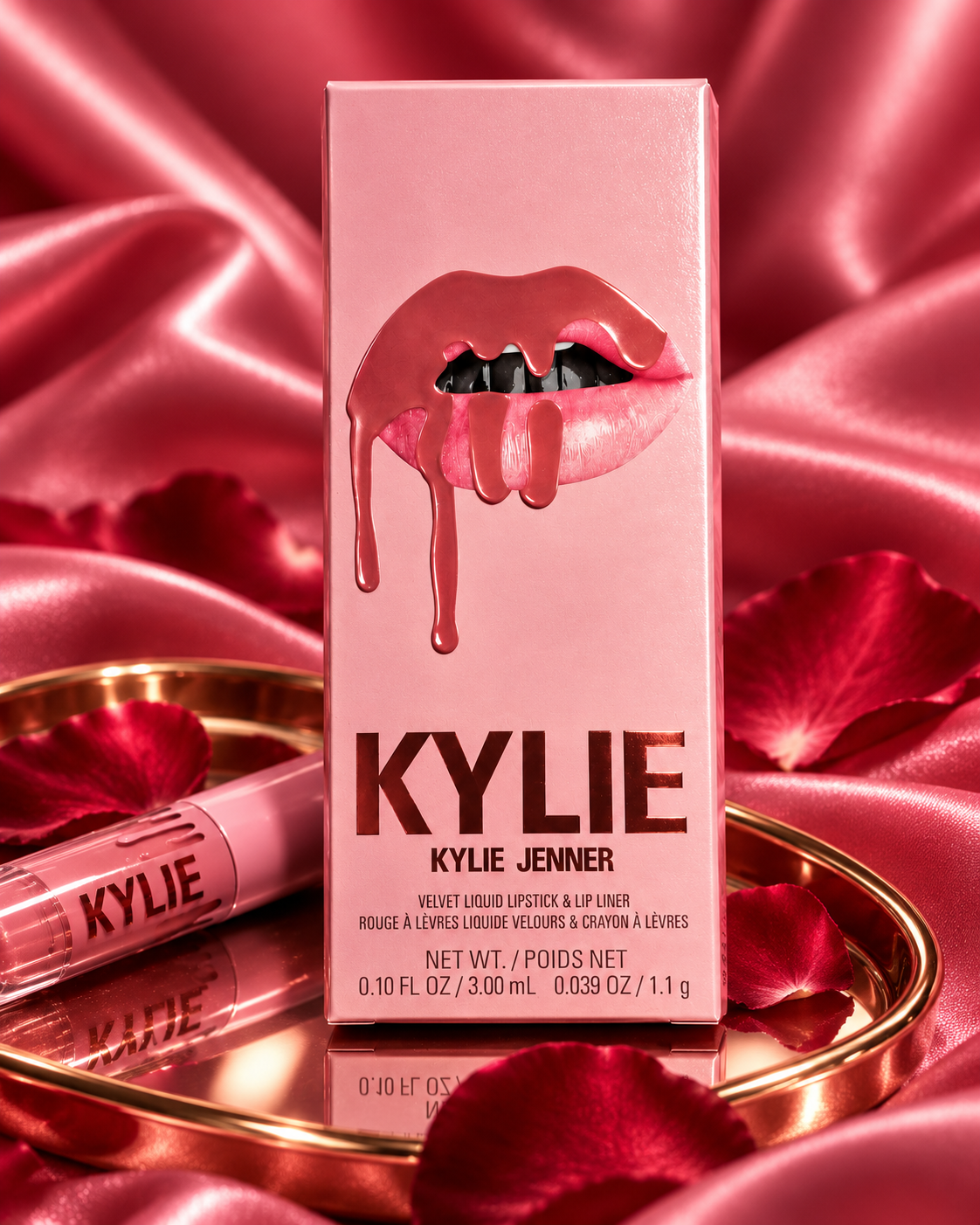 Kylie Cosmetics Velvet Liquid Lipstick & Lip Liner Kit -shade Harmony Velvet