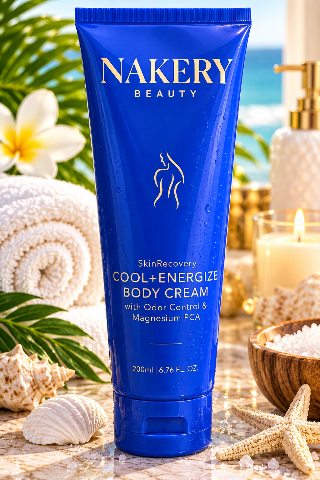 Nakery Beauty SkinRecovery Cool + Energize Body Cream