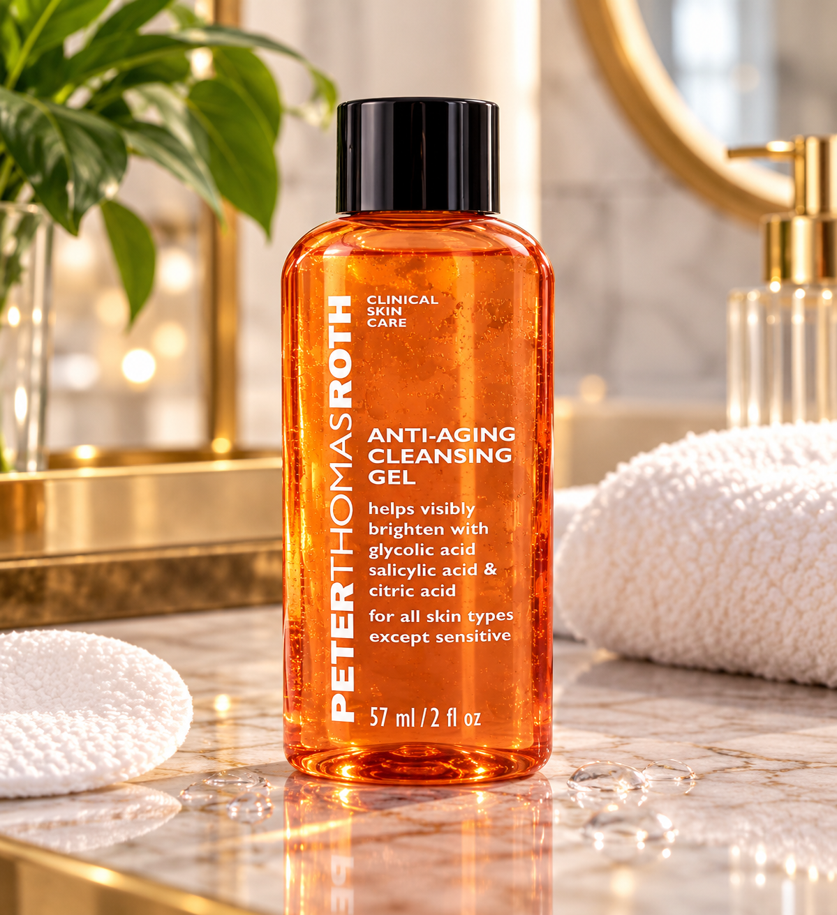 Peter Thomas Roth Anti-Aging Cleansing Gel – 2 fl oz / 57 mL