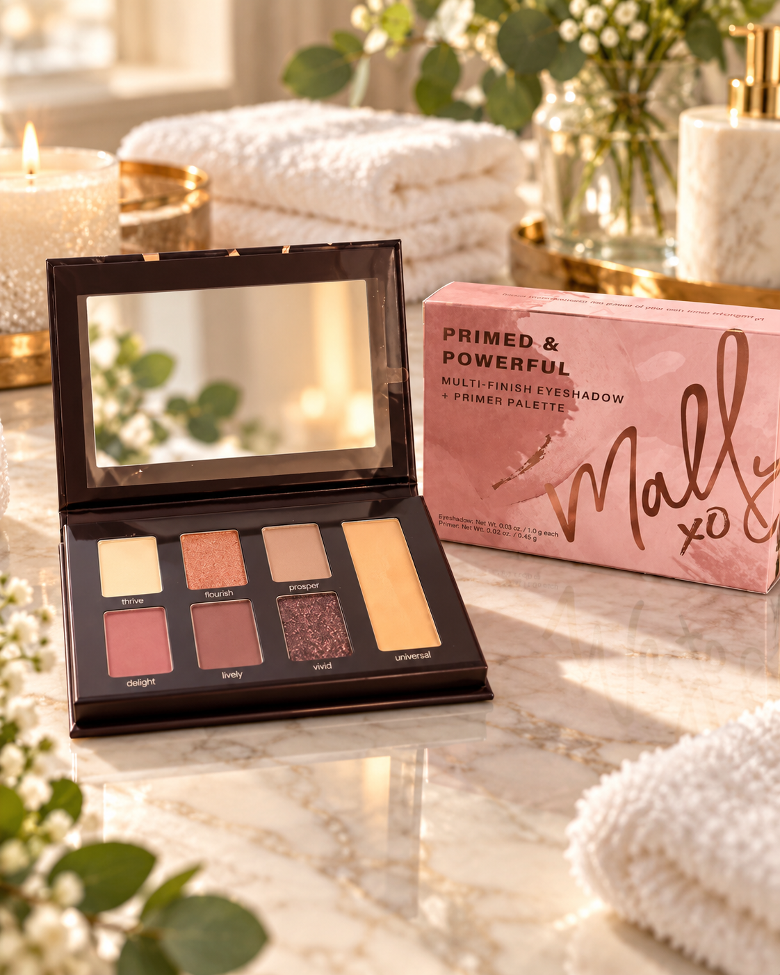 Mally Beauty Primed & Powerful Multi-Finish Eyeshadow + Primer Palette