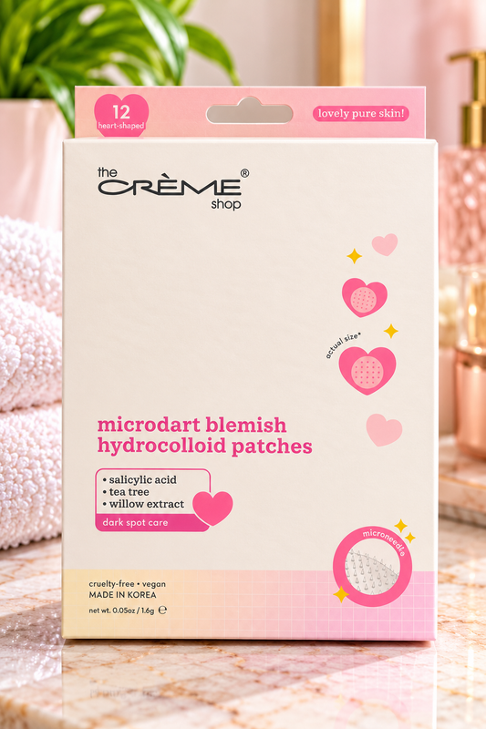 The Crème Shop Microdart Blemish Hydrocolloid Patches – 12 Count
