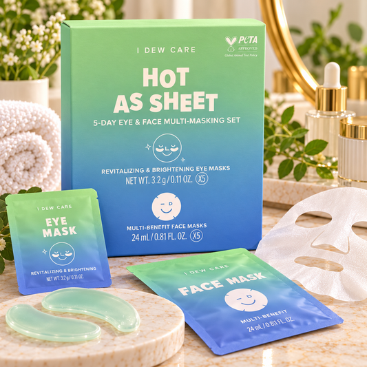 I DEW CARE Hot As Sheet 5-Day Eye & Face Multi-Masking Sets Five sets