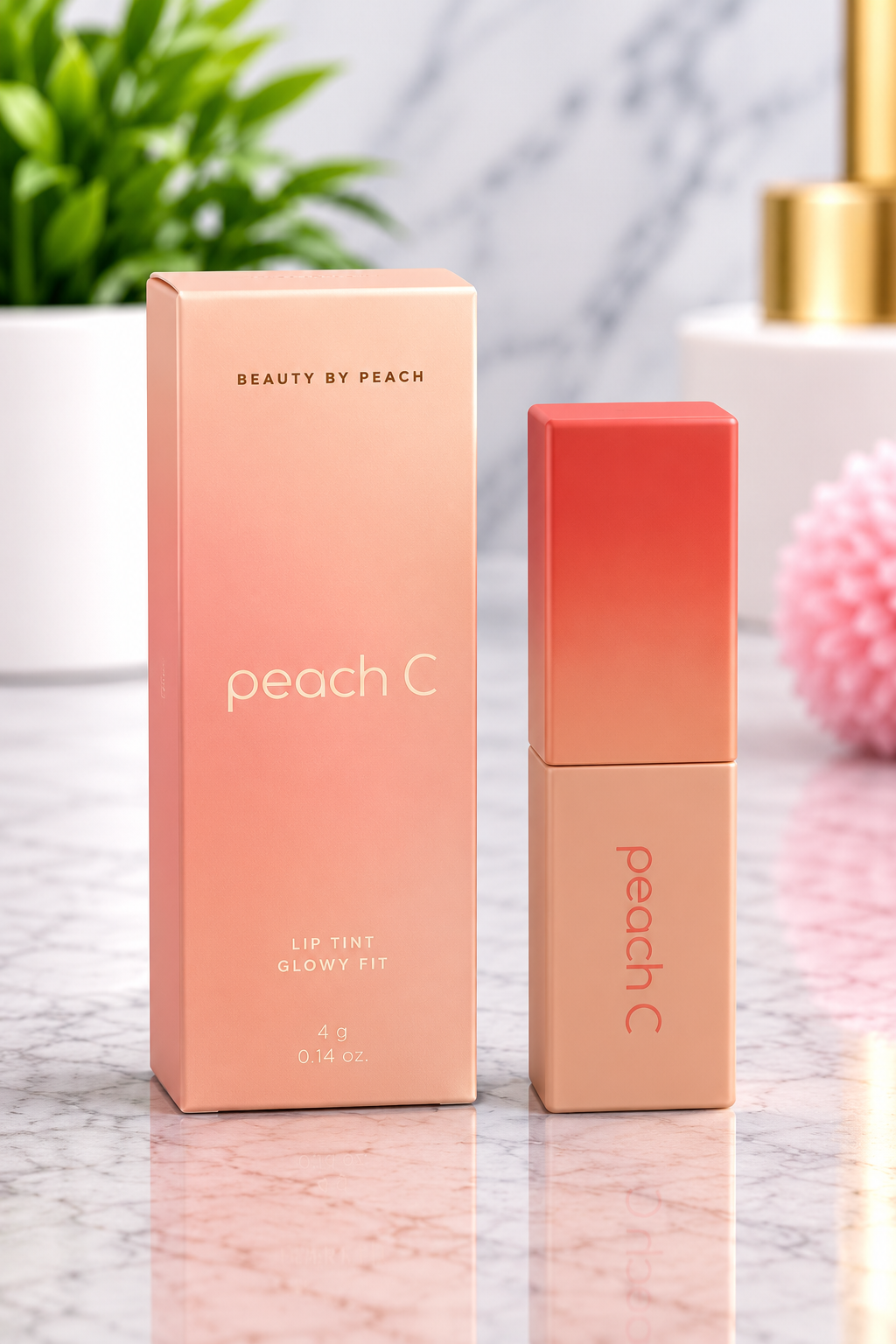 Peach C Glowy Fit Lip Tint