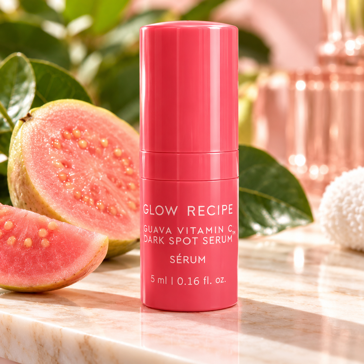 Glow Recipe Guava Vitamin C Dark Spot Serum – 0.16 fl oz / 5 mL Travel size