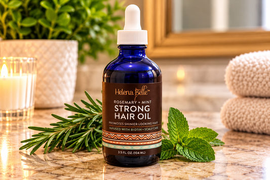 Helena Belle Rosemary + Mint Strong Hair Oil