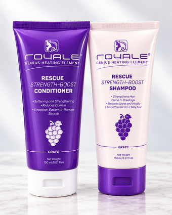 Royale Rescue Strength-Boost Shampoo + Conditioner Set – Grape