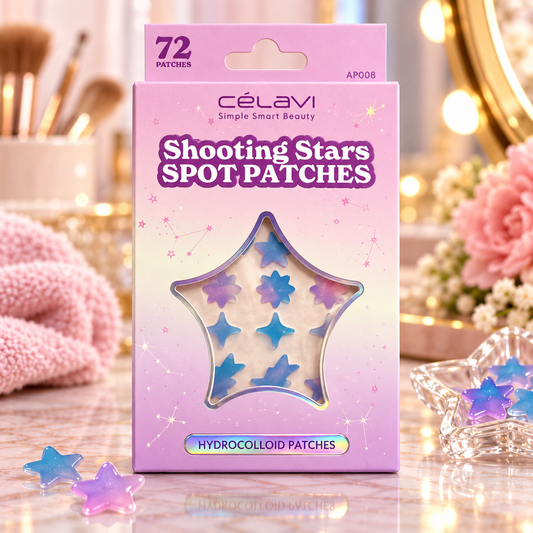 Célavi Shooting Stars Hydrocolloid Spot Patches – 72 Count