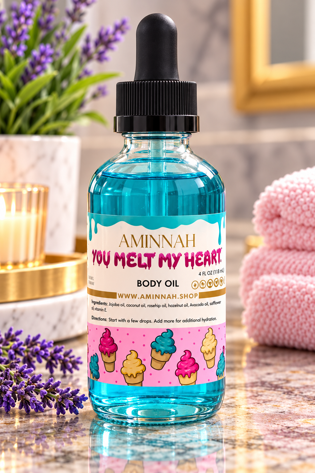 Aminnah “You Melt My Heart” Body Oil