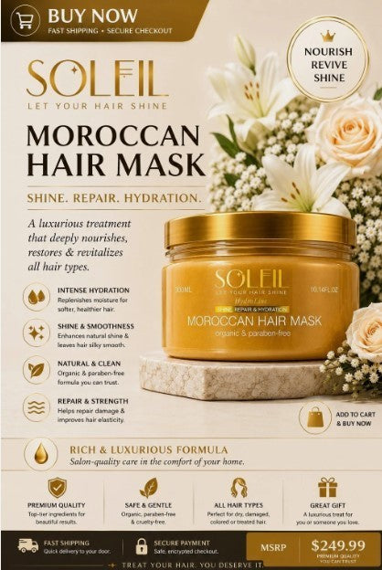 Soleil Moroccan Hair Mask